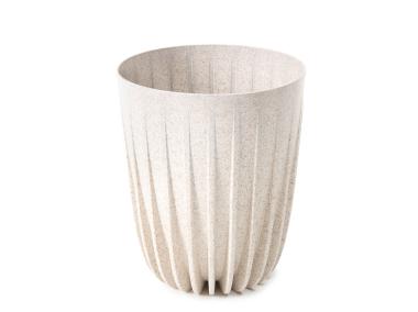 Zdjęcie: Doniczka Mira Eco wood 390 mm biały LAMELA