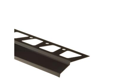 Zdjęcie: Profil do glazury okap balkonowy 32,2x101,8 mm - 2 m brązowy 8019 CEZAR