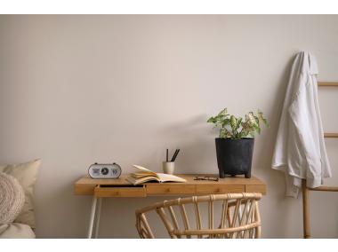 Zdjęcie: Donica Frida 180 mm Eco recycled, czarny beton LAMELA