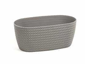 Osłonka owalna Jersey 380 mm szary LAMELA