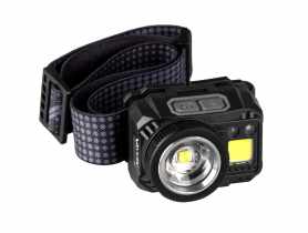 Latarka czołowa XPG3 + COB zoom hybrydowe zasilanie VA0098 VAYOX