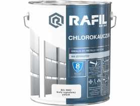 Emalia chlorokauczuk biały sygnał RAL9003 10L RAFIL