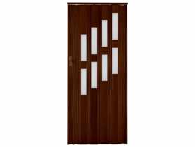 Drzwi harmonijkowe ST14A 86x202,5 cm orzech STANDOM