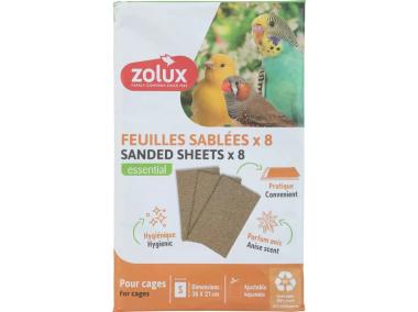 Zdjęcie: Mata piaskowa papier ścierny dla ptaków S 36x21 cm ZOLUX