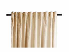 Zasłona welwetowa sztruks casual taupe 140x270 cm CHIC HOME