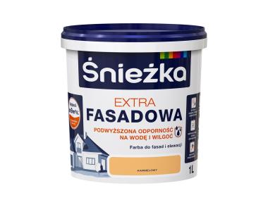 Zdjęcie: Farba Extra Fasadowa Karmelowy 1L N ŚNIEŻKA