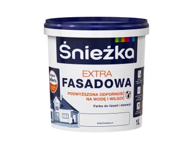 Zdjęcie: Farba Extra Fasadowa Śnieżnobiały 1L N ŚNIEŻKA
