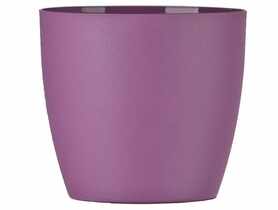 Doniczka plastikowa 12 cm fiolet mat DOMEX