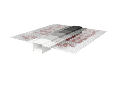 Zdjęcie: Listwa do boniowania PVC z siatką, zamknięta z elementem traconym BP11 H3NS L300 czarny BELLA PLAST