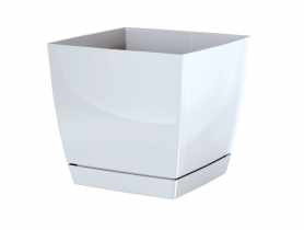 Doniczka Coubi biały 12 cm PROSPERPLAST