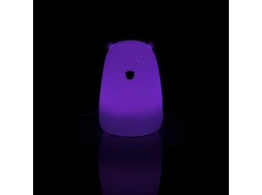 Zdjęcie: Lampka silikonowa Miś róż WRGB akumulator+USB POLUX