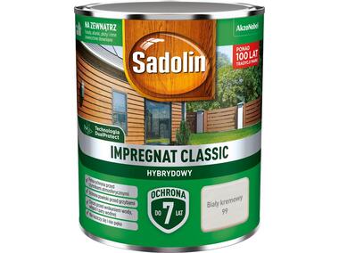 Zdjęcie: Impregnat ochronno-dekoracyjny hybrydowy Classic 0,75 L biały krem SADOLIN
