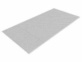 Płyta akustyczna Cleaneo perforowana prosta okrągła 15/30 R 12,5mm 1200x1980 mm KNAUF