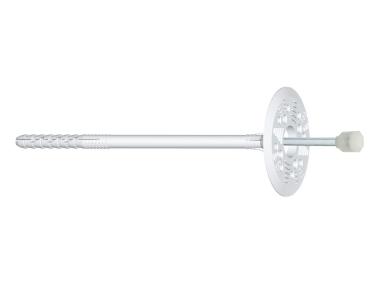Zdjęcie: Kołek styropianowy łącznik wbijany z trzpieniem stalowym LFM 8x140 mm  - 200 szt. WKRĘT-MET