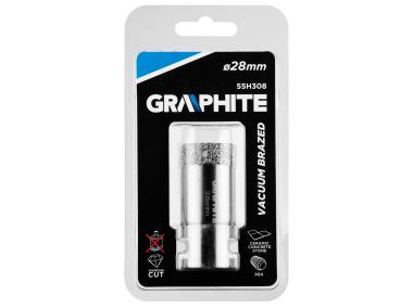 Zdjęcie: Otwornica diamentowa 28 mm x M14 GRAPHITE