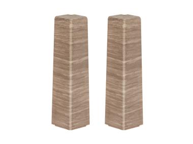 Zdjęcie: Zakończenia do listwy przypodłogowej Masterline narożnik zew. 1 kpl. 2 szt. Light Coffee Mat CEZAR