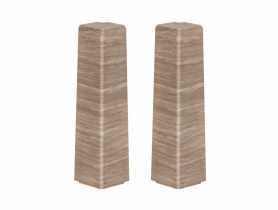 Zakończenia do listwy przypodłogowej Masterline narożnik zew. 1 kpl. 2 szt. Light Coffee Mat CEZAR