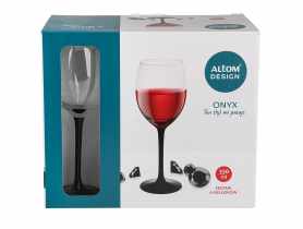 Komplet 6 kieliszków Onyx  Wino czerwone 330 ml ALTOMDESIGN