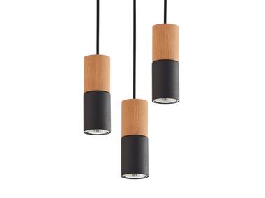 Zdjęcie: Lampa wisząca Elit wood black 3 x GU 10 6310 TK LIGHTING