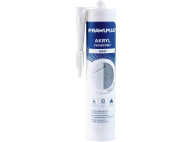 Zdjęcie: Akryl uszczelniacz do fasad o strukturze ziarnistej, biały 300 ml RAWLPLUG