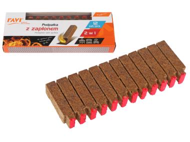 Zdjęcie: Podpałka z zapłonem 2w1, 12 sztuk SIMPLE SOLUTIONS
