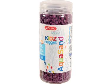 Zdjęcie: Żwirek do akwarium Aquasand Nugget 500 ml fioletowy ZOLUX