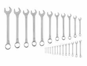 Klucze płasko-oczkowe 6-32 mm, zestaw 25 sztuk TOP TOOLS