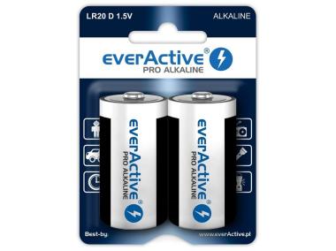 Zdjęcie: Baterie LR20 2BL Pro Alkaline EVERACTIVE