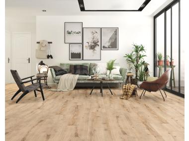 Zdjęcie: Panele podłogowe Rustic Oak Beige CLASSEN
