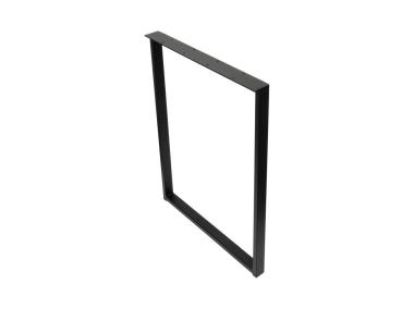 Zdjęcie: Noga meblowa industrialna typ Loft 56x72 cm czarna struktura 40x20 METRO