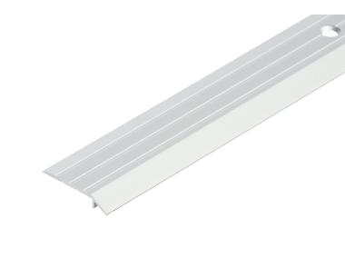 Zdjęcie: Profil progowy ochronny skośny aluminium anoda 30 mm 0,9 m srebrny CEZAR