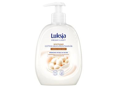 Zdjęcie: Mydło w płynie Creamy & Soft  mleczko bawełniane i prowitamina B5 0,5 L LUKSJA