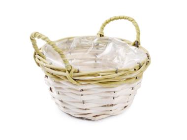 Zdjęcie: Osłonka wiklinowa z uchwytami 19x19x9/14 cm TIN TOURS