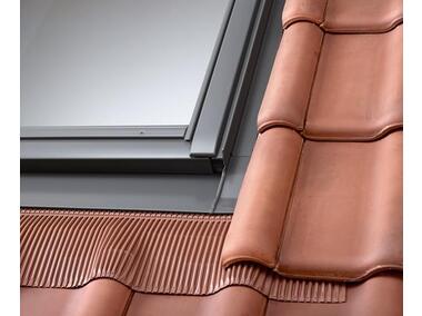 Zdjęcie: Kołnierz pojedynczy EDJ 0000 profilowany do obniżonego montażu, 78x118 cm VELUX
