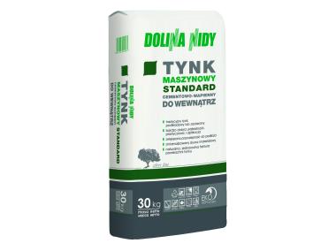 Zdjęcie: Tynk cementowo-wapienny maszynowy standard do wewnątrz 30 kg DOLINA NIDY