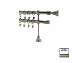 Karnisz podwójny Valentina fi 19 mm - 480 cm cono satyna KARWEL