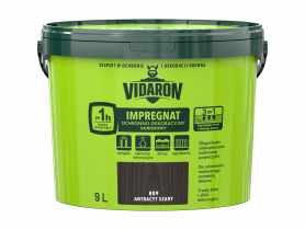 Impregnat ochronno- dekoracyjny 9 L antracyt szary VIDARON