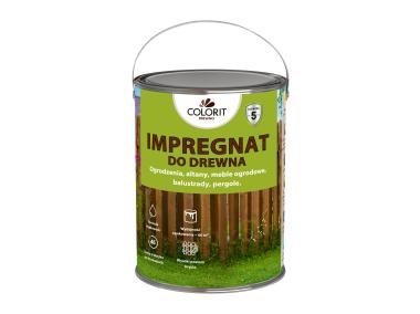 Zdjęcie: Impregnat do drewna, szary 4,5 L COLORIT