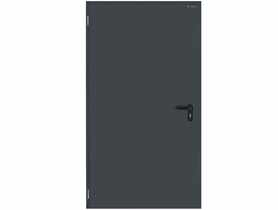 Drzwi Zewnętrzne Technical 40 kolor RAL 7016, 860x2045 grubość 40 mm lewe na zewnątrz WIŚNIOWSKI
