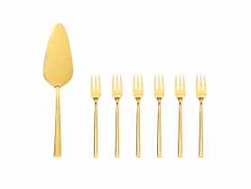 Zestaw do ciasta 7 elementów COMO GOLD