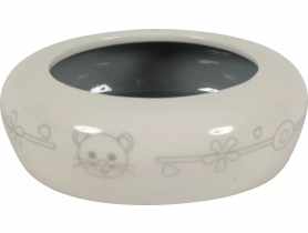 Miska ceramiczna dla gryzonia 100 ml beżowa, szara ZOLUX