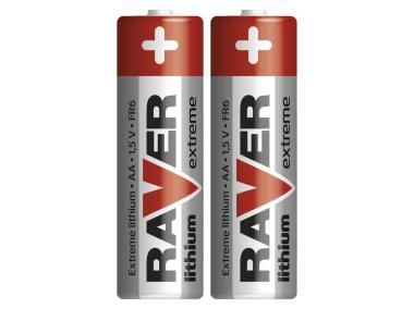 Zdjęcie: Bateria litowa Raver Lithium AA (FR6) blister 2 EMOS