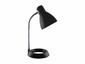 Lampka biurkowa Kati E27 kolor czarny max 15 W STRUHM