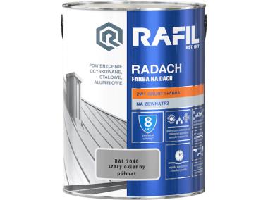 Zdjęcie: Farba na dach Radach szary okienny RAL7040 5L RAFIL