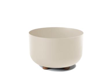 Zdjęcie: Donica plastikowa misa Sofia 27 cm beżowa LAMELA PLASTIC