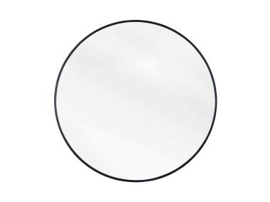 Zdjęcie: Lustro Aurelo koło 80 cm czarna aluminiowa rama INDAVO