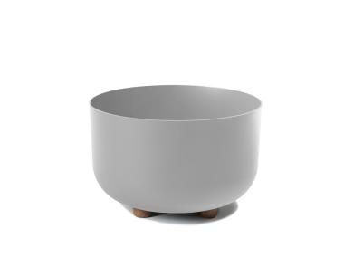 Zdjęcie: Donica plastikowa misa Sofia 27 cm szara LAMELA PLASTIC