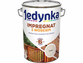 Impregnat do drewna z woskiem szary 5 L JEDYNKA