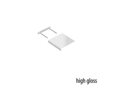 Zdjęcie: Półka samowisząca FSG 235x235 mm biały wysoki połysk VELANO