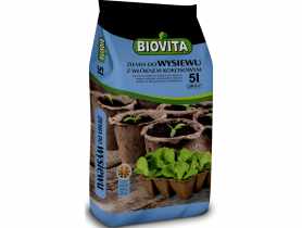 Ziemia do wysiewu z włóknem kokosowym 5 L BIOVITA